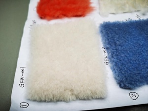 Prêt à expédier tricot 100% <span class=keywords><strong>laine</strong></span> 1000 G/M cheveux bouclés tissu en fausse <span class=keywords><strong>fourrure</strong></span> pour manteau d'hiver et veste - Product Image 4