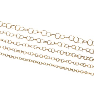 Cadena de Eslabones Abiertos de Acero Inoxidable 304 para Joyería DIY, Conector de Extensión para Pulseras y Collares, Unisex, Uso Diario, Acero Dorado - Product Image 5