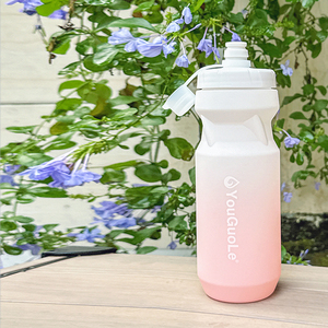 <span class=keywords><strong>Logo</strong></span> personnalisé 650ml bouteille d'eau de vélo sans BPA réutilisable PP sport de qualité alimentaire presser pour le cyclisme et le camping compagnon de voyage - Product Image 5