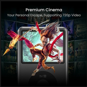 Xách Tay Cổ Điển Pod 128GB MP3 MP4 Máy Nghe Nhạc 2.4 \ "Màn Hình LCD FM Đài Phát Thanh <span class=keywords><strong>Video</strong></span> Âm Nhạc Máy Nghe Nhạc Miễn Phí Tai Nghe Hỗ Trợ WAV Định Dạng Âm Thanh - Product Image 2