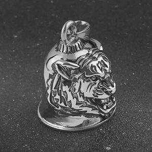 Collar con Colgante de Campana de Motociclista, Estilo Punk Vintage, con Diseño de Tigre, para Hombre - Product Image 3