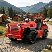 Mini Moke électrique pour voiture 4 places 4x4, voiturette de golf 96V certifiée CE