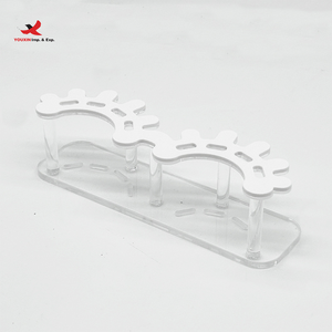 Support de pinces <span class=keywords><strong>à</strong></span> <span class=keywords><strong>épiler</strong></span> en plastique rose transparent pour extensions de cils, outils pour cils, vente en gros, commande mixte en vrac, <span class=keywords><strong>prix</strong></span> de gros, prêt <span class=keywords><strong>à</strong></span> expédier (RTS) - Product Image 2