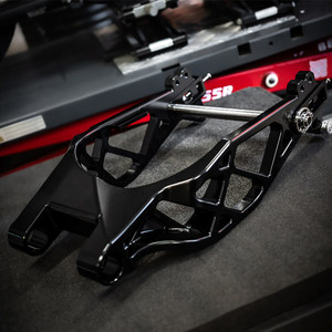 Bras oscillant double face en aluminium forgé 7075 Black3 pour HD Touring <span class=keywords><strong>2009</strong></span>+ - Style Bagger, réglable, adaptable/améliorable - Product Image 4