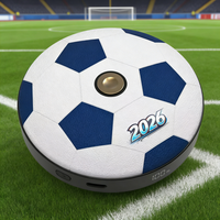 Nouvelle batterie externe en cuir sur le thème du football 10000mAh 38.5W à charge rapide avec interface Type-C grande capacité pour gyroscope anti-stress