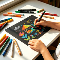 Cartulina Negra Lisa de Tamaño Estándar Estadounidense para Dibujo, Manualidades, Proyectos Escolares, Tarjetas de Presentación de Oficina y Manualidades de Papel DIY