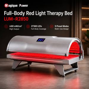 Estación de Recuperación para Atletas Magique Power, Diseño Comercial, Cobertura de Luz Roja de Cuerpo Completo, Control por Tableta, Cama Infrarroja <span class=keywords><strong>RLT</strong></span> Biohacking - Product Image 1