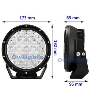 Lumière lumineuse superbe de tache de la puissance élevée 105W Off Road <span class=keywords><strong>4x4</strong></span> LED 7 pouces LED conduisant des lumières pour des camions - Product Image 3