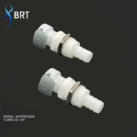 Raccords de tuyauterie en plastique BRT, raccords rapides femelles 3/8, raccord rapide en ligne, corps femelle, buses d'air médical PLC17006