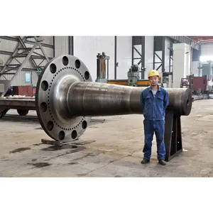 Custom Large Forging Flange Wind Turbine Main Shaft For Large Wind Generator