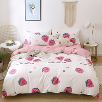 Ensemble de literie design en coton d'aloe vera, 4 pièces, ensemble de draps personnalisés, taille king, en stock