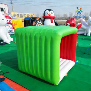 <span class=keywords><strong>Cube</strong></span> gonflable géant d'obstacles Anxin Factory, durable, vert, blanc, rouge, bleu, équipement de jeu sportif pour adultes en plein air - Product Image 1