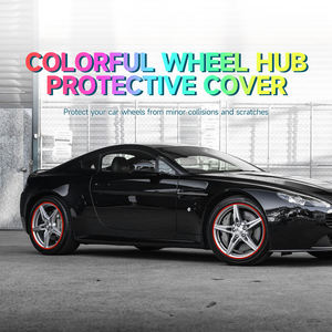 4-teiliges Set Universelle Stilvolle Autofelgen-Schutzabdeckungen für 12-24 Zoll PKW/LKW Leichtmetallfelgen Hochwertiger Felgenschutz - Product Image 4