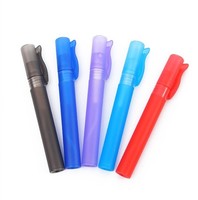 Approvisionnement d'usine 5ml 8ml 10ml stylo pulvérisation baril bouteille mat noir parfum vaporisateur frais souffle stylo clip bouteille