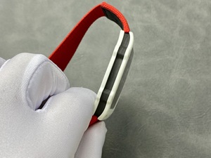 Men's Hollowed-Out Automatic Barrel-shaped <b>Watch</b> - White <b>case</b>, blue nylon strap - Luxury mechanical <b>watch</b>, sport style - Product Image 6