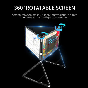 Monitor portátil LCD de 18.5 pulgadas 1080P con altavoces, interfaz USB-C, extensor de pantalla triple - Product Image 5