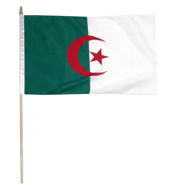Polyester Algerije Land Hand Golf Vlag