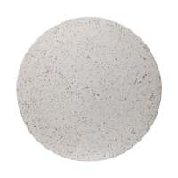 Table d'appoint en terrazzo à la recherche d'une silhouette géométrique moderne et minimaliste Table d'appoint pour plantes d'intérieur et d'extérieur