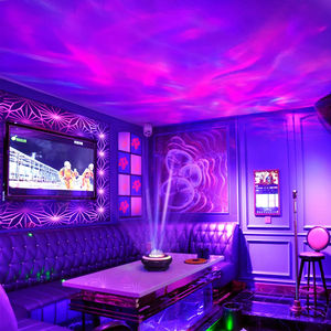 Ampoule LED RVB de Noël: Forme de boule rotative avec <span class=keywords><strong>musique</strong></span>, lumière de projection 3W, télécommande pour discothèque, fête et décoration intérieure - Product Image 3