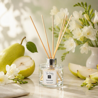 Diffuseur d'arômes Via Pinky 100ml, parfum Freesia, longue durée, pour chambre, salon, hôtel, diffuseur à bâtonnets
