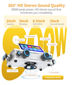 เครื่องเล่นคาราโอเกะออลอินวันแบบมืออาชีพ หน้าจอสัมผัส 500GB ระบบคัดเพลงด้วยเสียง MS6 เครื่องเล่นคาราโอเกะออลอินวันแบบมืออาชีพ - Product Image 4