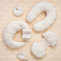 Oreiller de maternité de soutien du dos de vente populaire pour les femmes enceintes avec oreiller de grossesse amovible en forme de U plié et durable