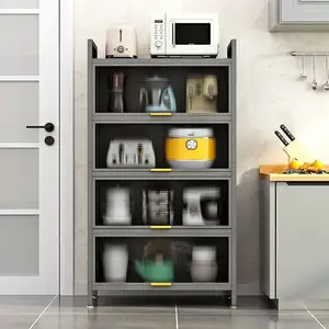 Moderno armadio in metallo per uso domestico utensili da cucina armadio armadio scaffale soggiorno camera da letto organizzatore espositori