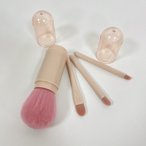 Brocha <span class=keywords><strong>de</strong></span> Maquillaje 4 en 1, Nuevo Estilo, Brochas <span class=keywords><strong>de</strong></span> Viaje <span class=keywords><strong>de</strong></span> Fantasía, Reutilizables, para Sombra <span class=keywords><strong>de</strong></span> Ojos, Polvo, Extensión, para Aplicación en Rostro y Ojos - Product Image 4