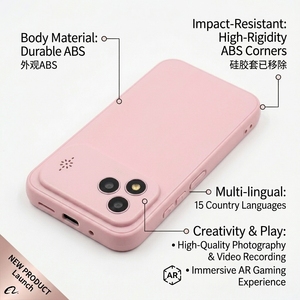 Téléphone pour enfants S18 avec carte SIM, mini téléphone 4G pour enfants, appareil <span class=keywords><strong>photo</strong></span> numérique, appareil d'appel vocal, <span class=keywords><strong>Tel</strong></span>éfono Para Niños Con Tarjeta SIM - Product Image 5