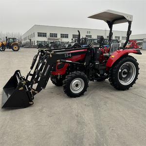 小型トラクター50hp EPA芝刈り機4x4小型フロントエンドローダー付きバックホーkubotaトラクタートラック農業ミニファームトラクター - Product Image 2