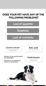 Les suppléments de vitamines pour chiens améliorent l'appétit des probiotiques et régulent l'estomac. - Product Image 4
