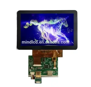 TFT lcd צג עם נהג לוח 5.0 אינץ IPS הכל צפייה זווית פטל pi תצוגה