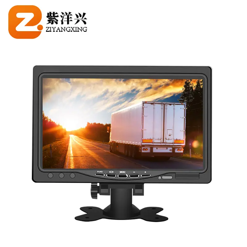 ZYX RTS 7 pollici HD digitale Wireless monitor per auto con sistema di retromarcia Camara telecamera di retromarcia Display DVR camion Bus