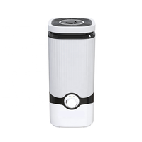Humidificateur ultrasonique portable en plastique avec humidistat et diffuseur d'huiles essentielles à installation centrale pour usage domestique