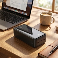 Banque d'Alimentation Portative LCD Grande Capacité Vente en Gros Double USB Charge Rapide PD 20W Électronique Personnalisée 30000mAh