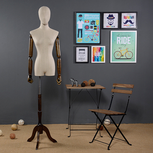 Mannequin de vitrine <span class=keywords><strong>vintage</strong></span> pour <span class=keywords><strong>femme</strong></span>, demi-corps, bras, style coréen, support de présentation de vêtements pour les panneaux publicitaires des magasins - Product Image 5