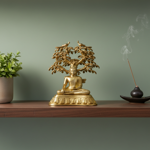 Estatuas de Buda Modernas de Latón Brillante Hechas a Mano, Estatua Espiritual de Templo de Primera Calidad para Interiores, Jardín, Villa, Paz - Product Image 2