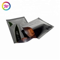 Sachets de scellage sous vide en PE à ouverture supérieure, multicolores, recyclables, en mylar métallisé, sacs de rangement, emballage anti-odeurs, faible MOQ, alimentation