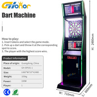 Machine de jeu de fléchettes électronique à monnayeur pour centre de divertissement, prix usine