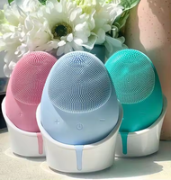 2025 sans fil coréen soins de la peau visage propre Massage Silicone électrique visage brosse nettoyante visage exfoliant visage brosse nettoyante