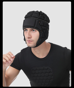 Casco Leggero per Rugby, Protezione per la Testa Sportiva in EVA con Ventilazione Multipla a 360° °   Protezione Tripla Anti-Impatto Airflow Multicolore all'Ingrosso - Product Image 2