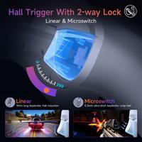Manette de jeu sans fil EasySMX X20 avec éclairage RGB et quatre boutons macro pour PC, iOS, Android, Switch