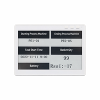Étiquettes électroniques d'étagère pour solution d'entrepôt intelligent WMS avec écran E-Ink sans fil de 7,5 pouces pour la picking et la gestion des stocks