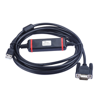 Cable de Depuración para Servoaccionamiento AMSAMOTION USB-CD2S con Conductor de Cobre y Aislamiento de PVC para Programación Industrial JD FD CD ED