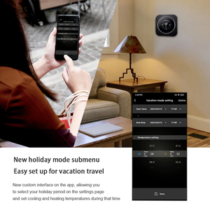 Controlador de temperatura digital de 24V Bomba de calor Termostato WiFi inteligente - Product Image 4