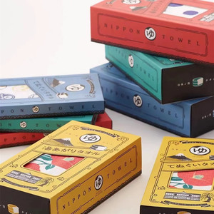 wholesale cardboard paper towel soap socks underwear packing box with window