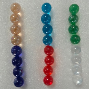 El <span class=keywords><strong>juego</strong></span> de mesa Jigsaw utiliza cuentas de vidrio de siete colores en tonos individuales de rojo, amarillo, azul, verde, rosa, negro y transparente. - Product Image 4