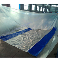 Bâche en PE enduit, résistante aux UV, imperméable et indéchirable pour usage extérieur, jardin, serre et couverture de camion