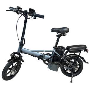 2025 nuevo <span class=keywords><strong>AOVOPRO</strong></span> 48V 450W 14 pulgadas Fat Tire bicicleta eléctrica aleación de aluminio bicicleta de carretera para adultos con Motor Central - Product Image 1