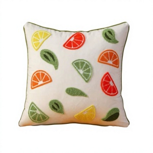 Handmade Indian Cotton Luxury Woven Tufted <b>Sofa</b> Cushion <b>Cover</b> Household Pillow Cases Eco-Friendly Custom OEM Wholesale - Product Image 1